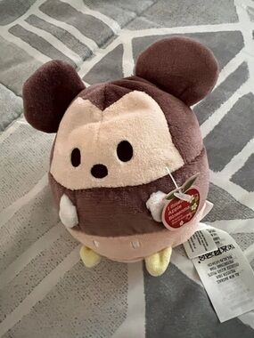 Disney Plush Animal Buddy — Brown & Cream